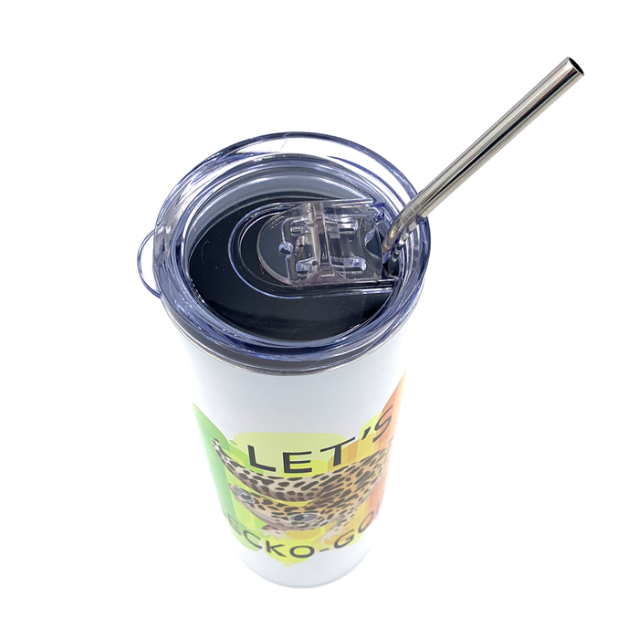 Let's Gecko Going!, Leopard Gecko Stainless Steel Tumbler