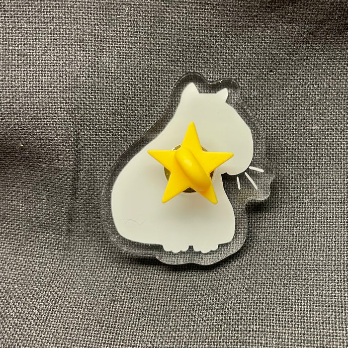 Capybara Acrylic Pin