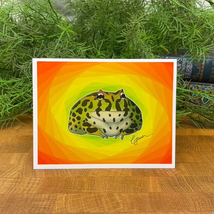 OBEY Pacman Frog Art Card, blank