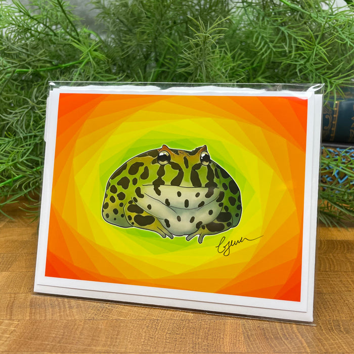 OBEY Pacman Frog Art Card, blank