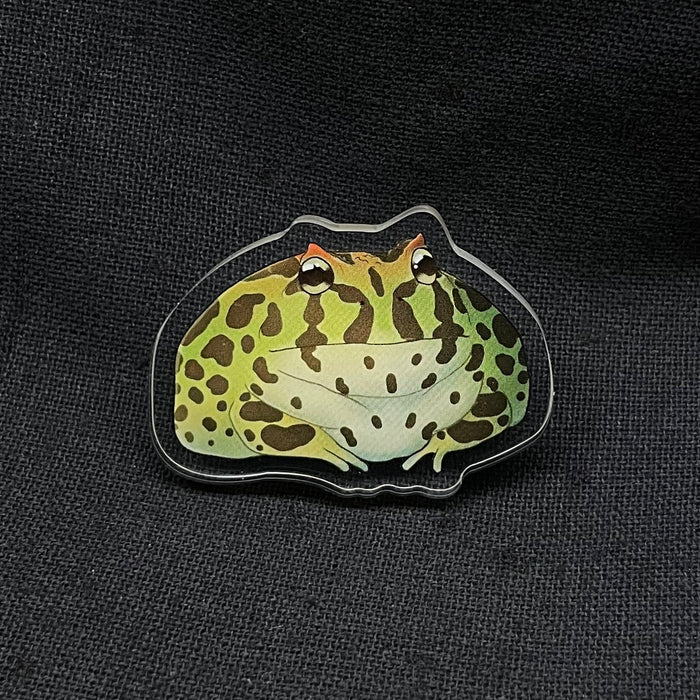Pacman Frog Acrylic Pin