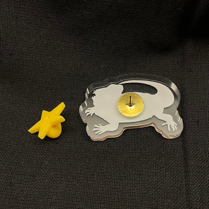 Bearded Dragon Acrylic Pin