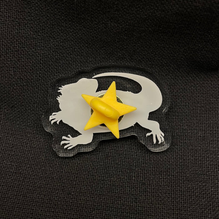 Bearded Dragon Acrylic Pin