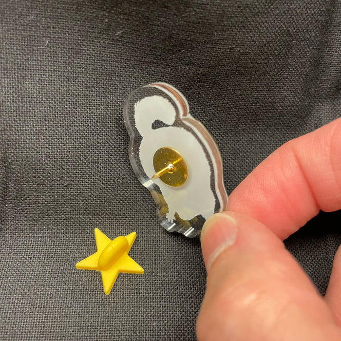 Raccoon Acrylic Pin